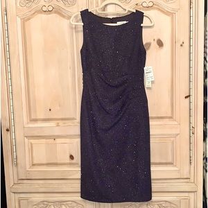 Sparkling midnight blue/black cocktail dress!